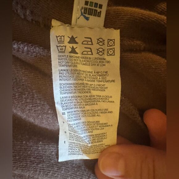 Vintage Puma Full Zip Velour Jacket - Large - Picture 6 of 7